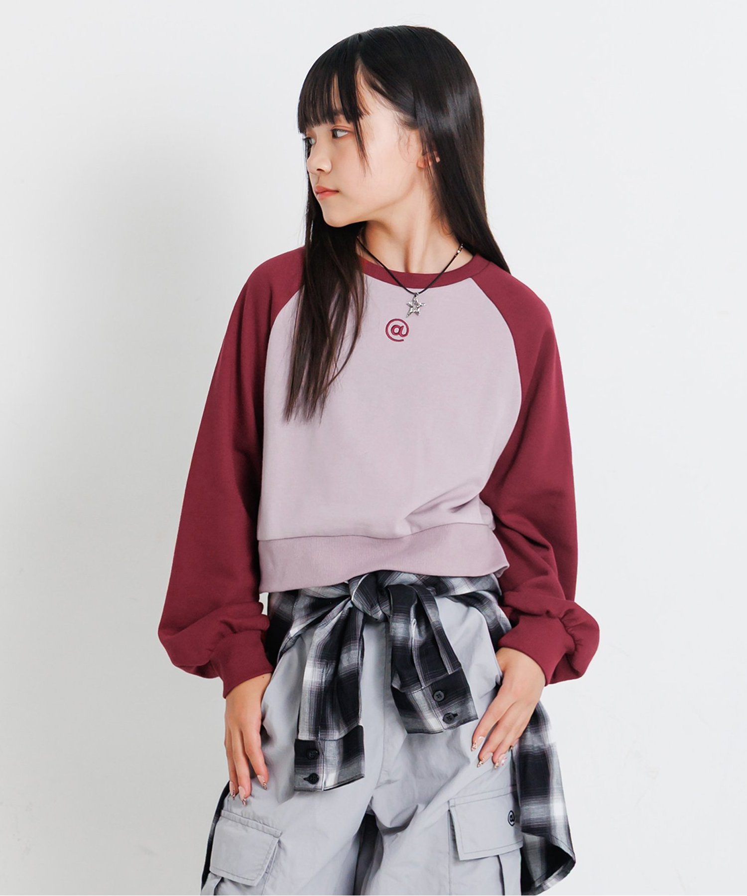 ☆SALE☆ナンバリング袖ライントレーナー（G511985）|algy（アルジー