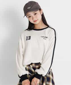 ★タイムセール★ラインスリーブトレーナー