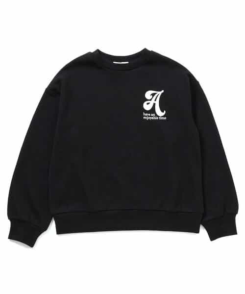 Aロゴバックプリントトレーナー