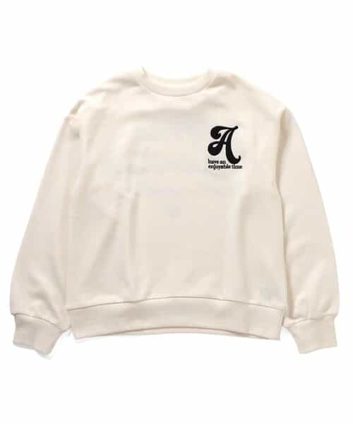 Aロゴバックプリントトレーナー