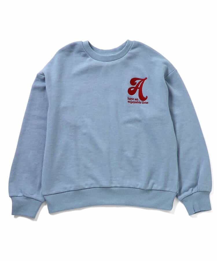 Aロゴバックプリントトレーナー