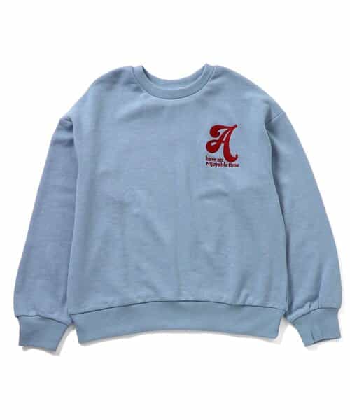 Aロゴバックプリントトレーナー