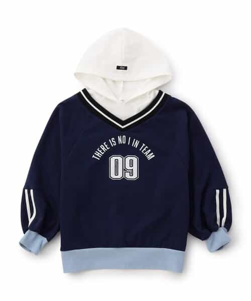 カジュアル裏毛フーディー