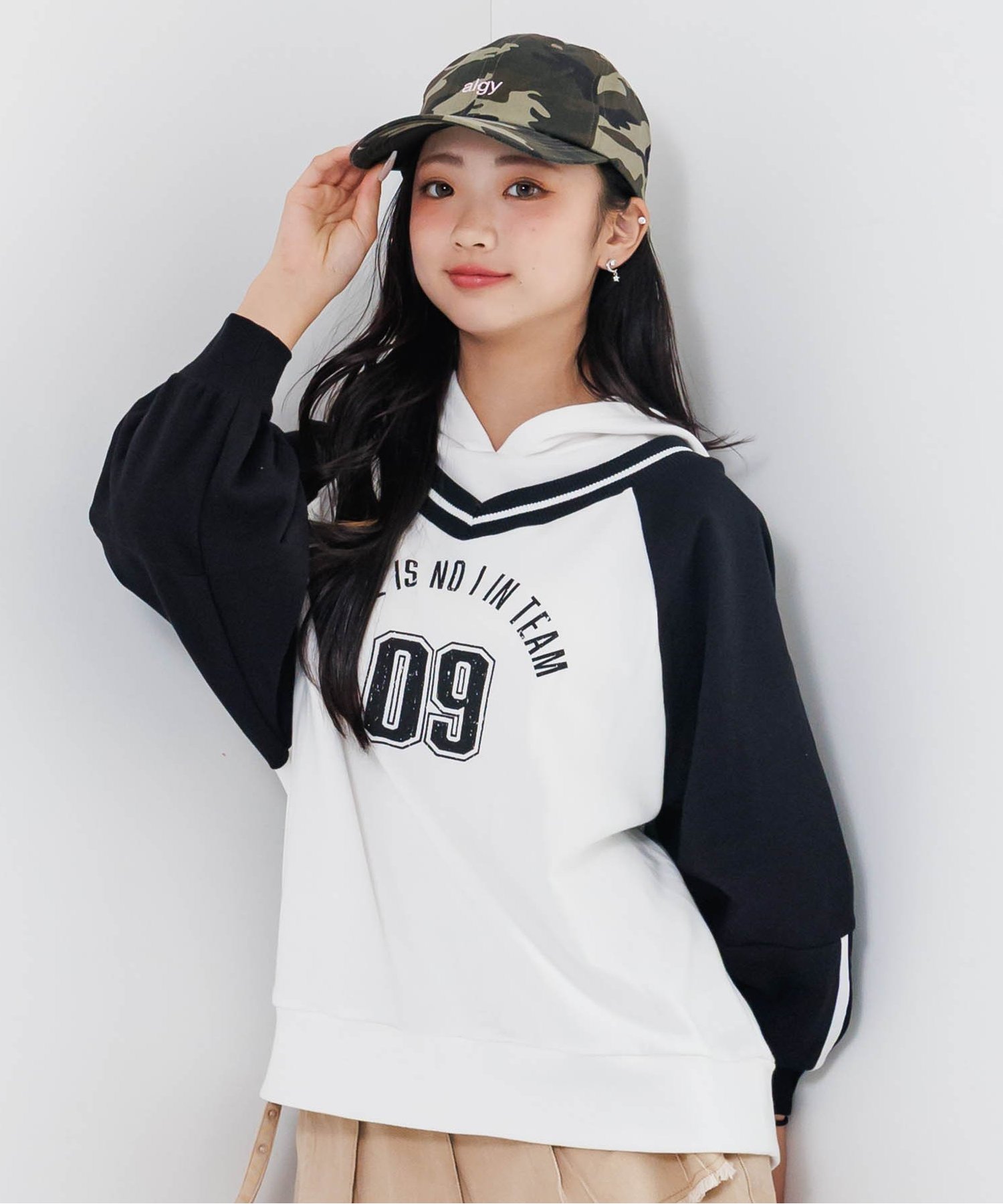 ☆SALE☆BIGパーカー（G405025）|algy（アルジー） 女の子（女の子