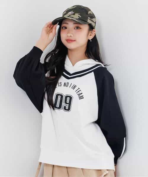 カジュアル裏毛フーディー