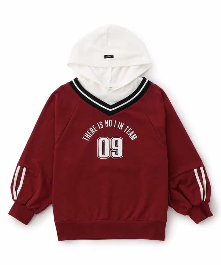 カジュアル裏毛フーディー