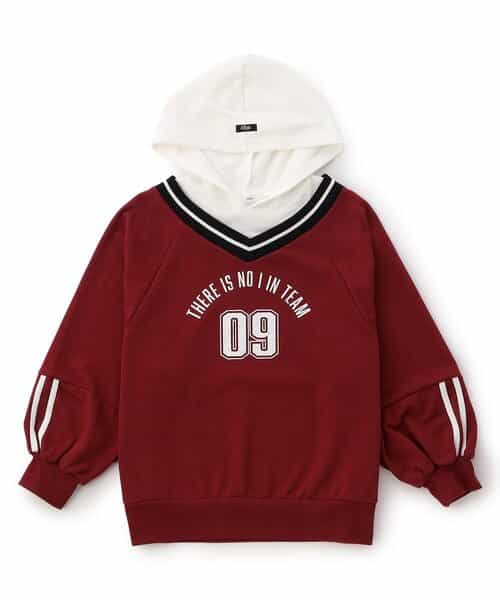 カジュアル裏毛フーディー