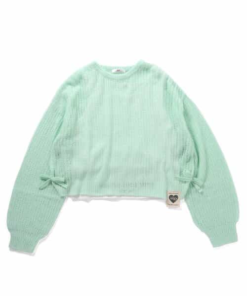 ☆SALE☆ふんわり透かし編みニット＆インナーセット（G416044