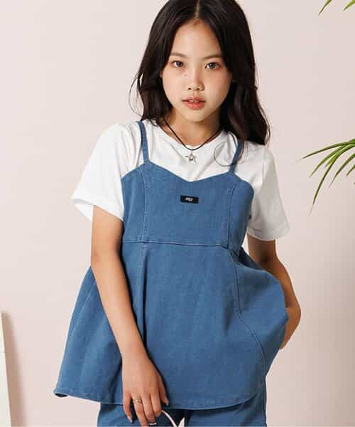 ★SALE★デニムビスチェ＆Tセット