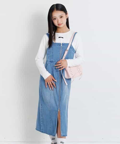 ★SALE★フロントジップミディジャンスカ