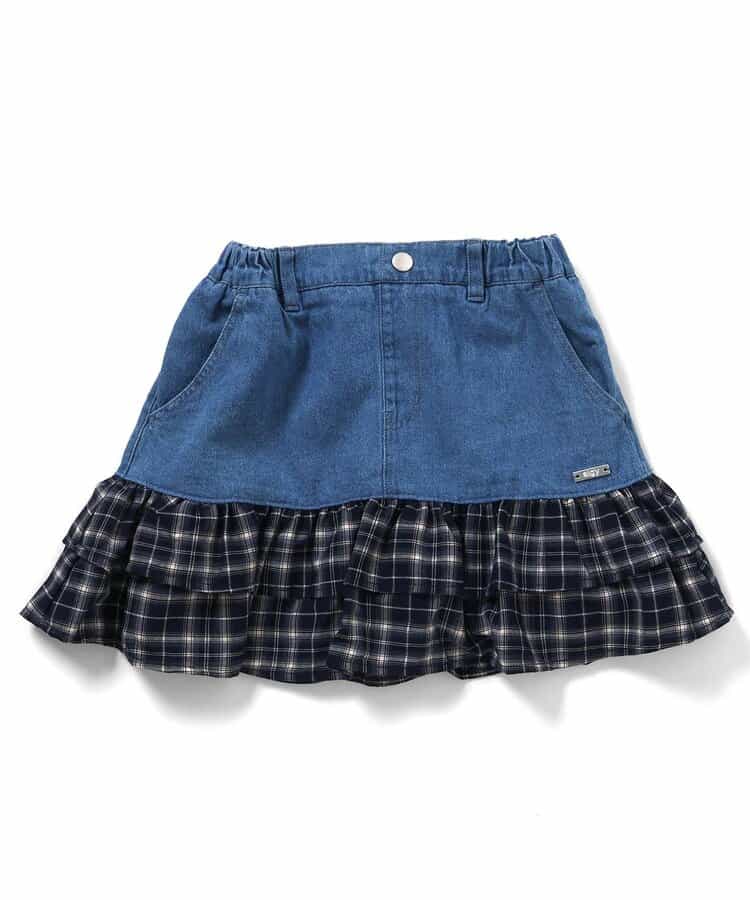 チェックフリルスカパン_933351