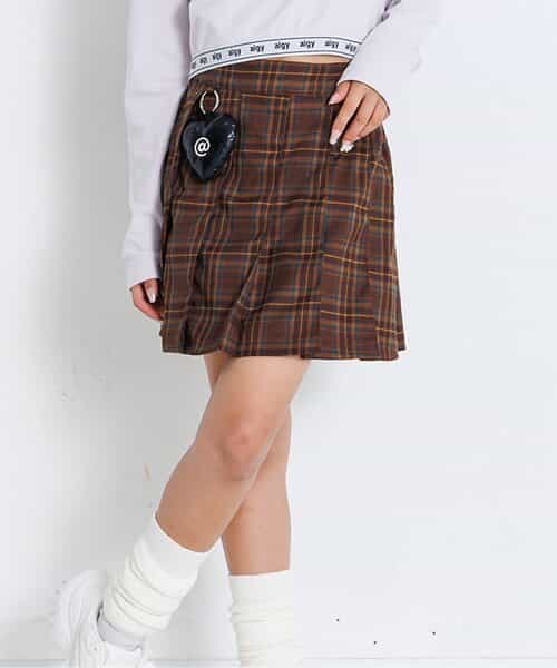 チャーム付きプリーツスカパン