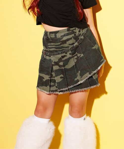 ★SALE★プリーツラップグランジスカート