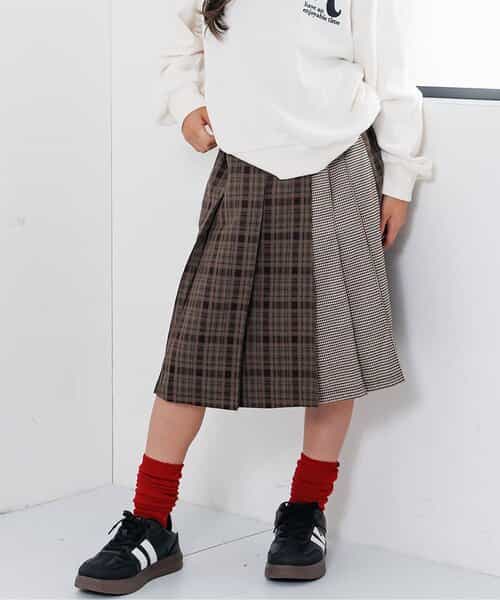 ★SALE★ミディプリーツチェックスカート