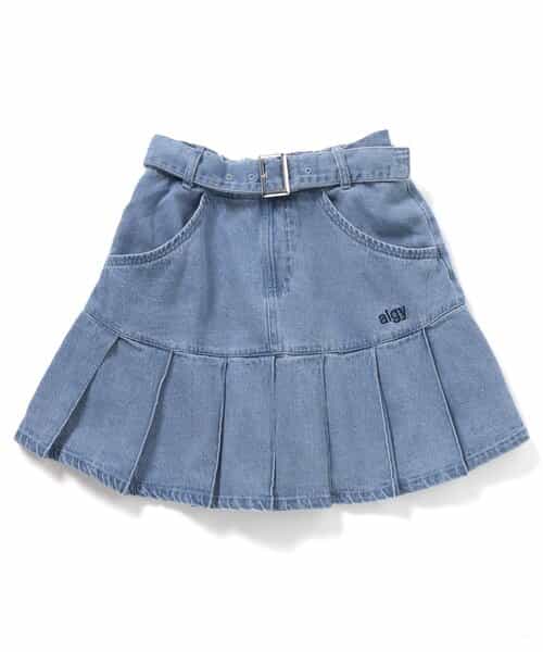 フロントベルトプリーツスカパン