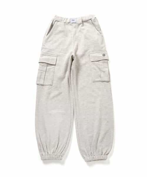 フロントネームスウェットカーゴパンツ