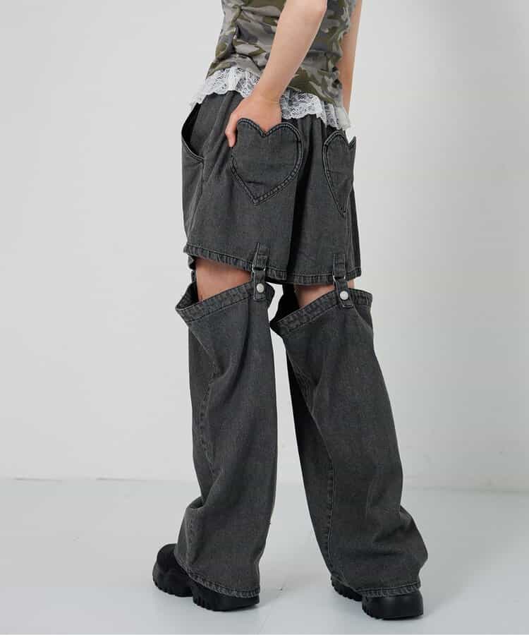 2WAYワイドパンツ