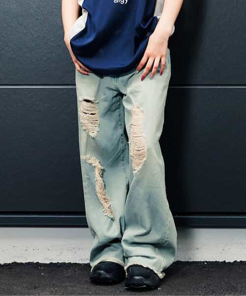 ★SALE★ダメージデニムパンツ