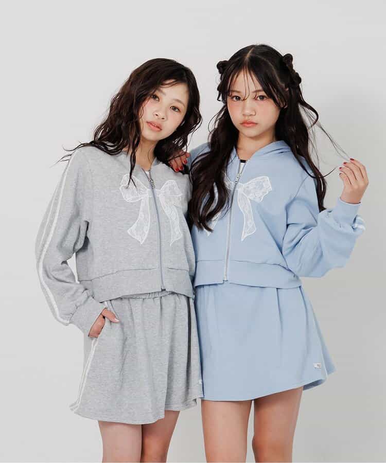 りぼんパーカー＆スカパンセット