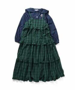 F.O.Online Store｜【スタッフ企画】BIG衿デニムシャツ&フリル