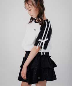 ラメミニ裏毛Tシャツ＆スカパンセット_913343