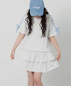 ラメミニ裏毛Tシャツ＆スカパンセット_913345