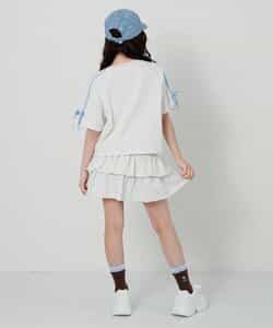 ラメミニ裏毛Tシャツ＆スカパンセット_913364