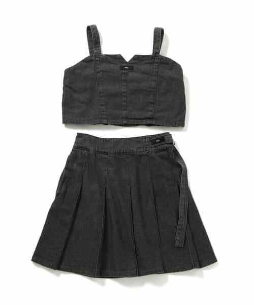 ★SALE★デニムビスチェセットアップ