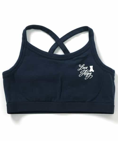 ミニベアロゴクロススポブラ