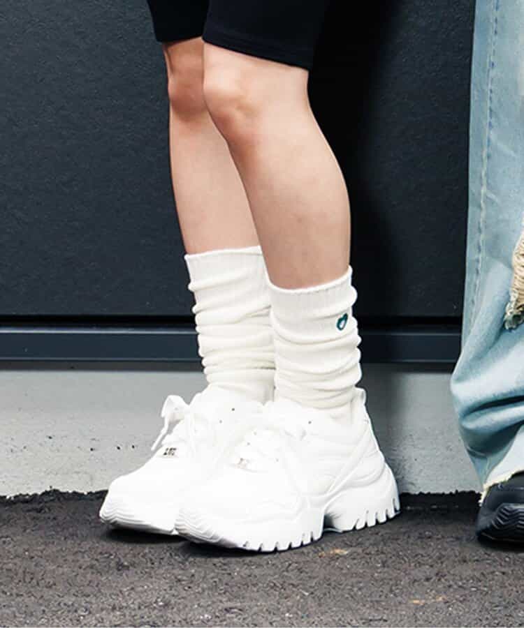 algyロゴボリュームルーズソックス