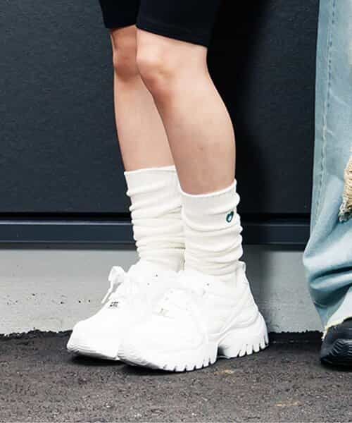 algyロゴボリュームルーズソックス