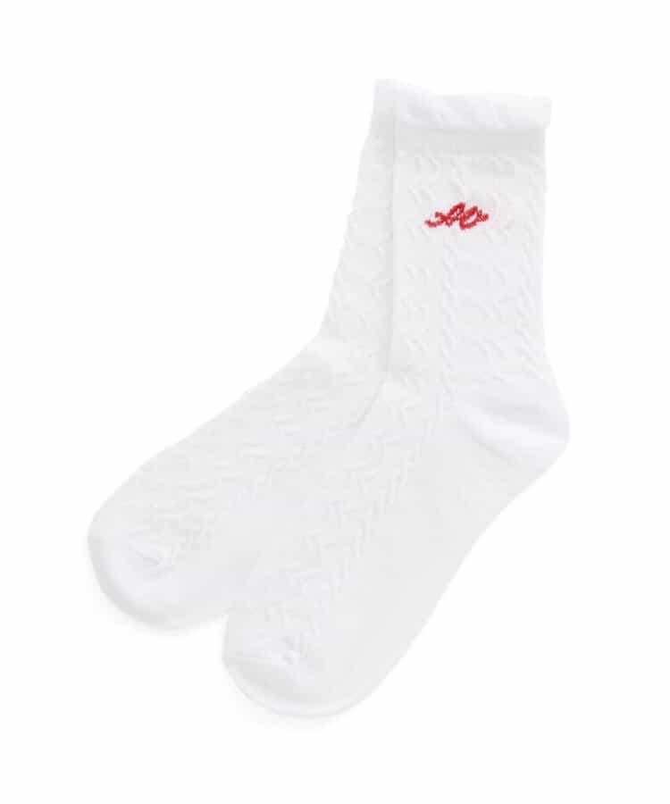 フロート柄クルーソックス