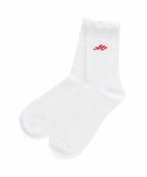 フロート柄クルーソックス