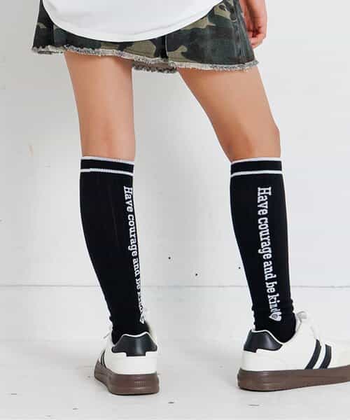 サイドロゴハイソックス