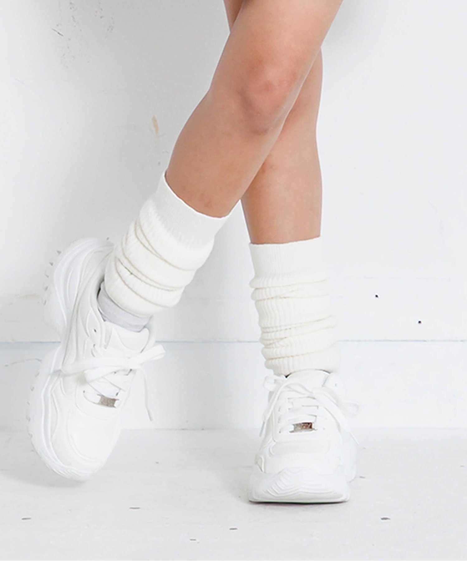 ガーリーロゴシアーハイソックス（G554904）|algy（アルジー） 女の子