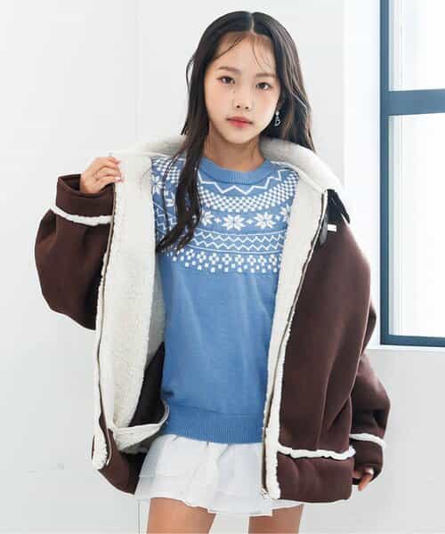 ムートンブルゾン