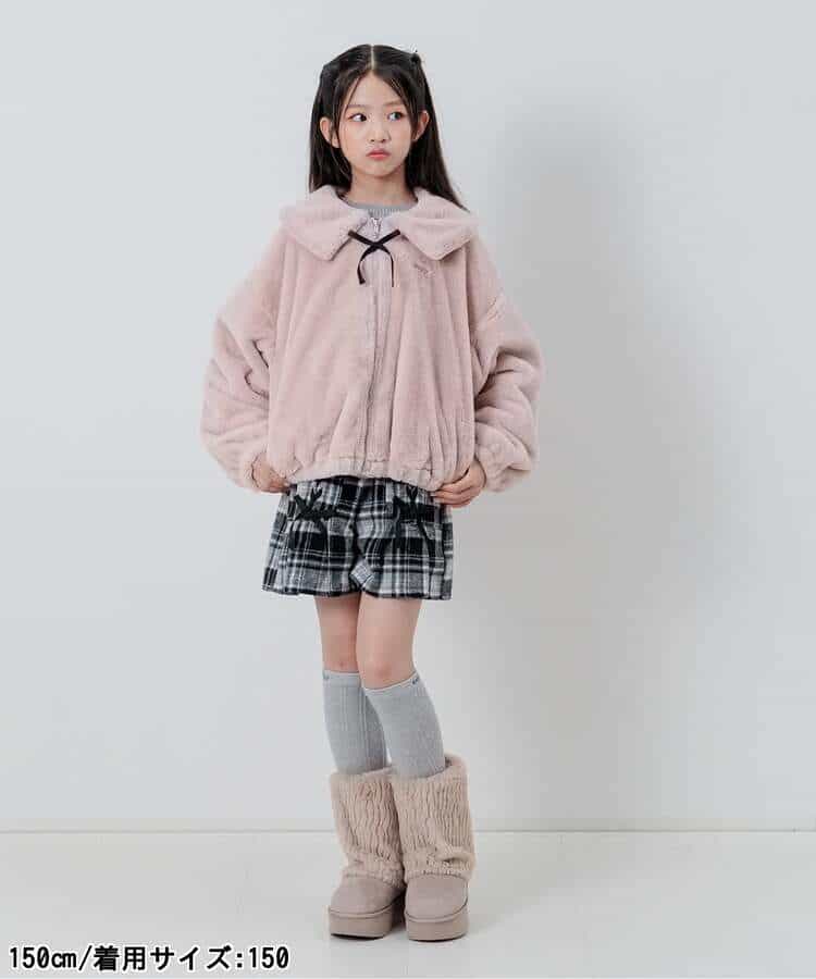 りぼんチャーム付きエコファーアウター_968647