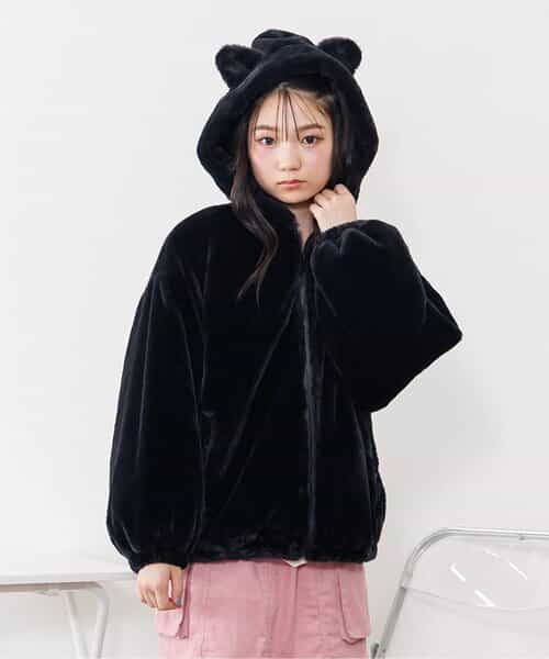★【アウター総選挙 第1位】期間限定SALE★ネコミミBIGエコファーアウター