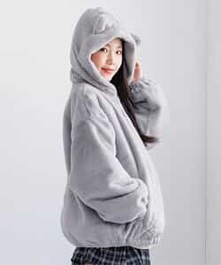 ネコミミBIGエコファーアウター