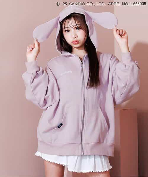 【クロミ/マイメロディ】BIGパーカー