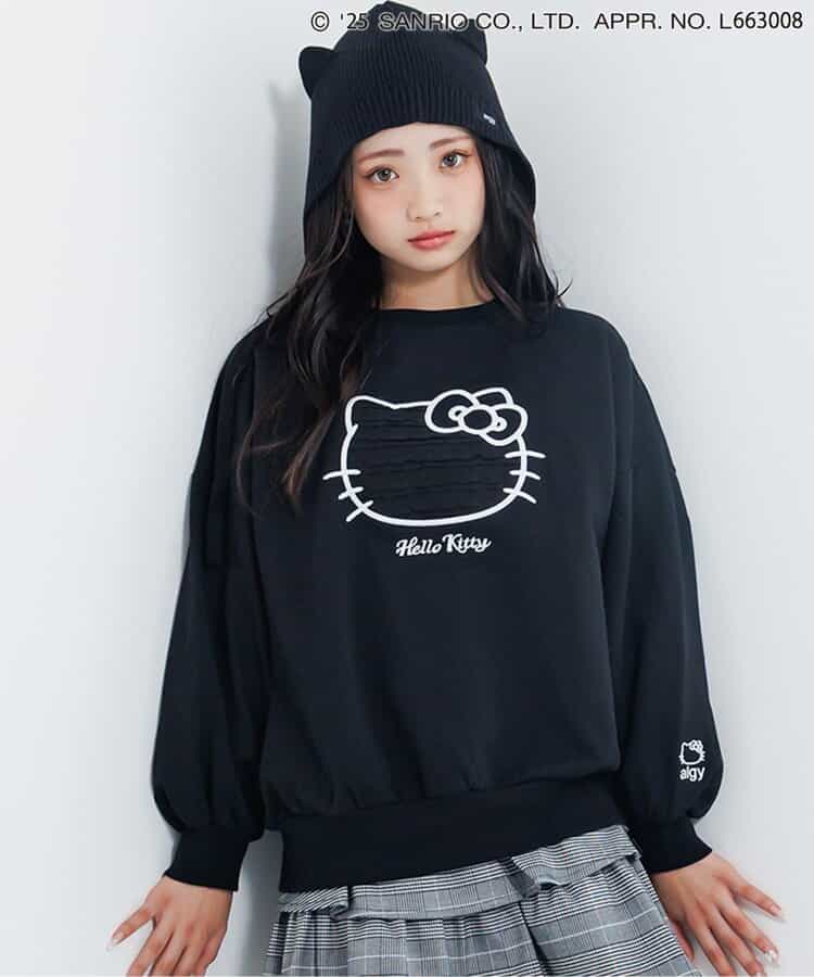 【ハローキティ】裏毛起BIGトレーナー