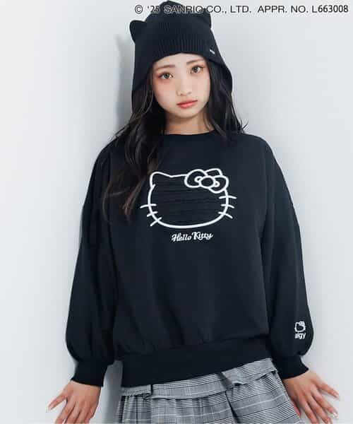 【ハローキティ】裏毛起BIGトレーナー