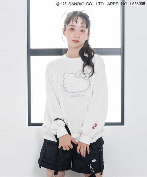 【ハローキティ】裏毛起BIGトレーナー