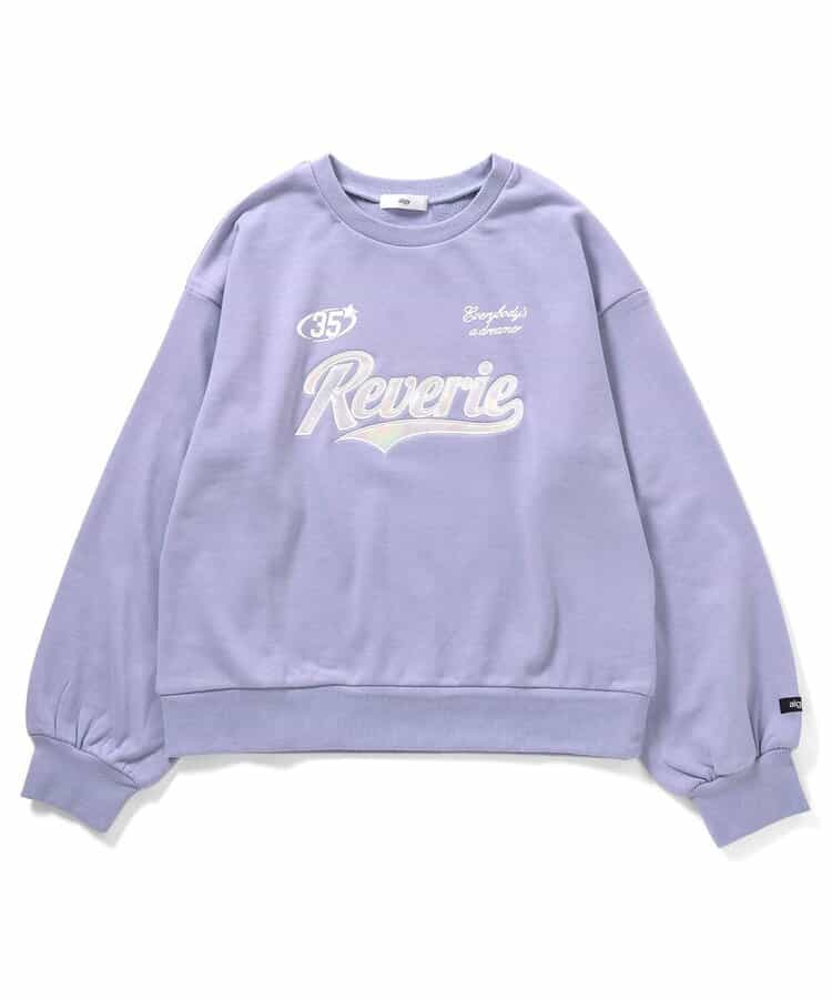 オーロラロゴアップリケトレーナー