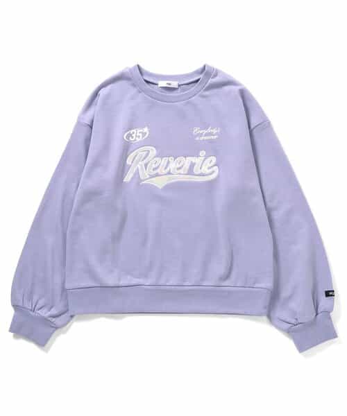 オーロラロゴアップリケトレーナー