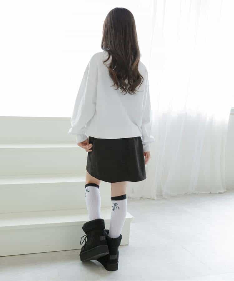 【puchily プチプラライン】ガーリーロゴトレーナー_987550