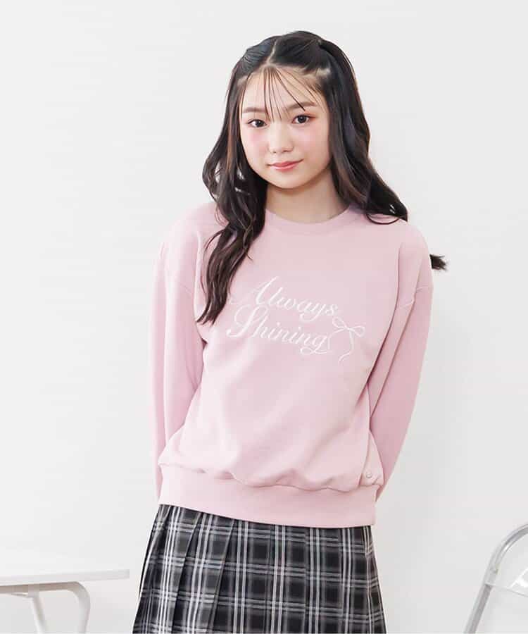 ガーリーロゴトレーナー