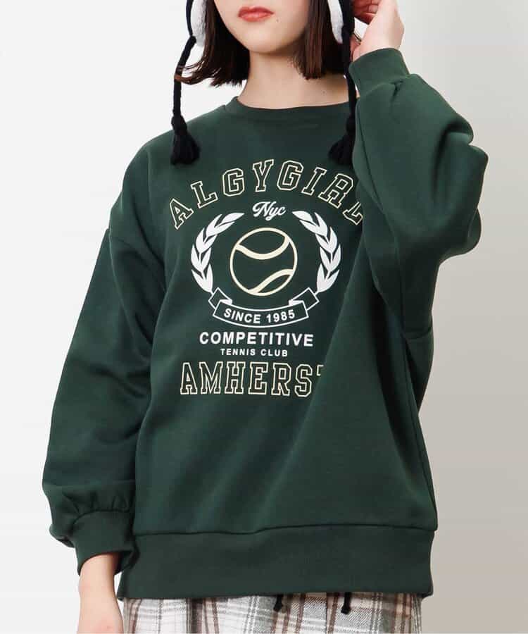 ★SALE★【あったか】裏起毛テニスクラブトレーナー