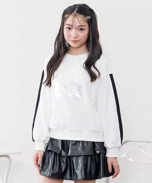 ナンバリング袖ライントレーナー