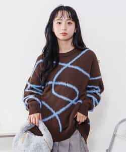 ニュアンスラインニット